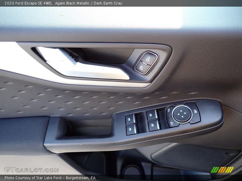 Agate Black Metallic / Dark Earth Gray 2020 Ford Escape SE 4WD