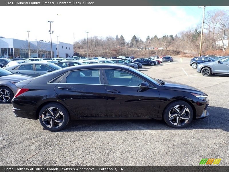 Phantom Black / Black 2021 Hyundai Elantra Limited