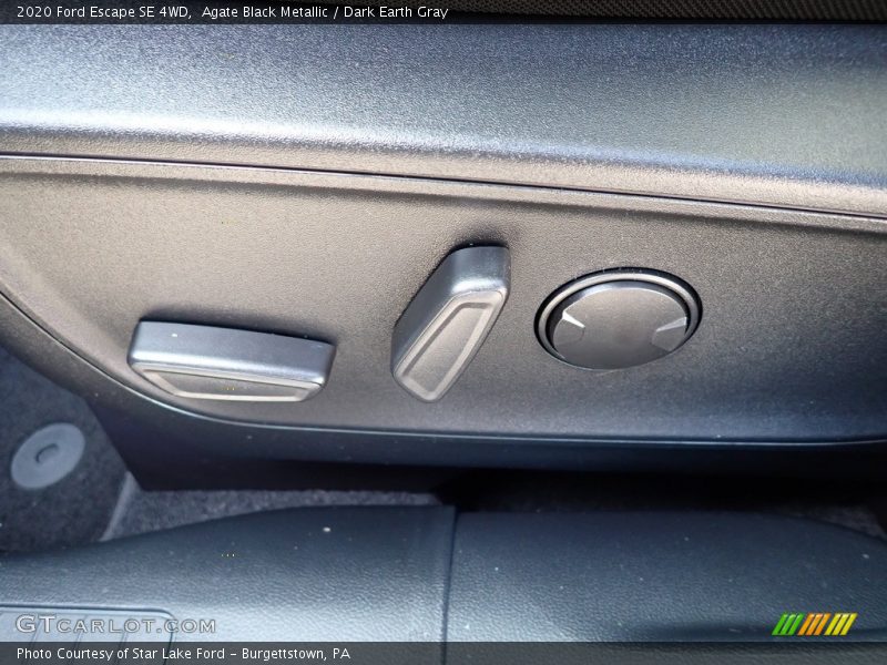 Agate Black Metallic / Dark Earth Gray 2020 Ford Escape SE 4WD