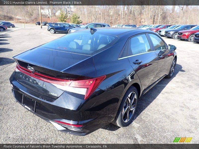Phantom Black / Black 2021 Hyundai Elantra Limited
