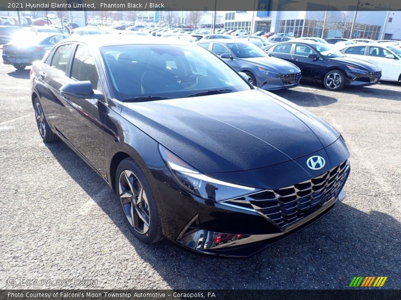 Phantom Black / Black 2021 Hyundai Elantra Limited