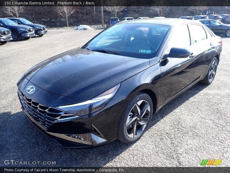 Phantom Black / Black 2021 Hyundai Elantra Limited