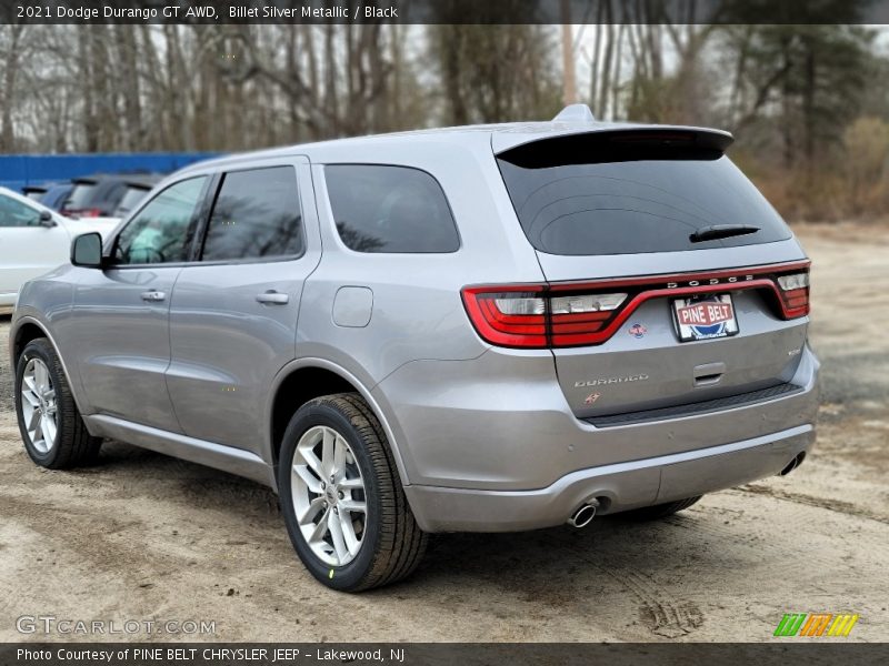 Billet Silver Metallic / Black 2021 Dodge Durango GT AWD