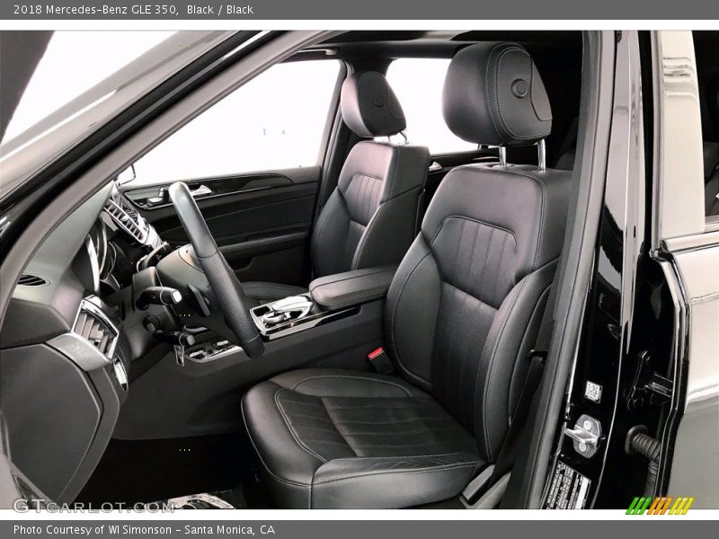 Black / Black 2018 Mercedes-Benz GLE 350