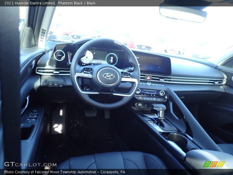 Phantom Black / Black 2021 Hyundai Elantra Limited