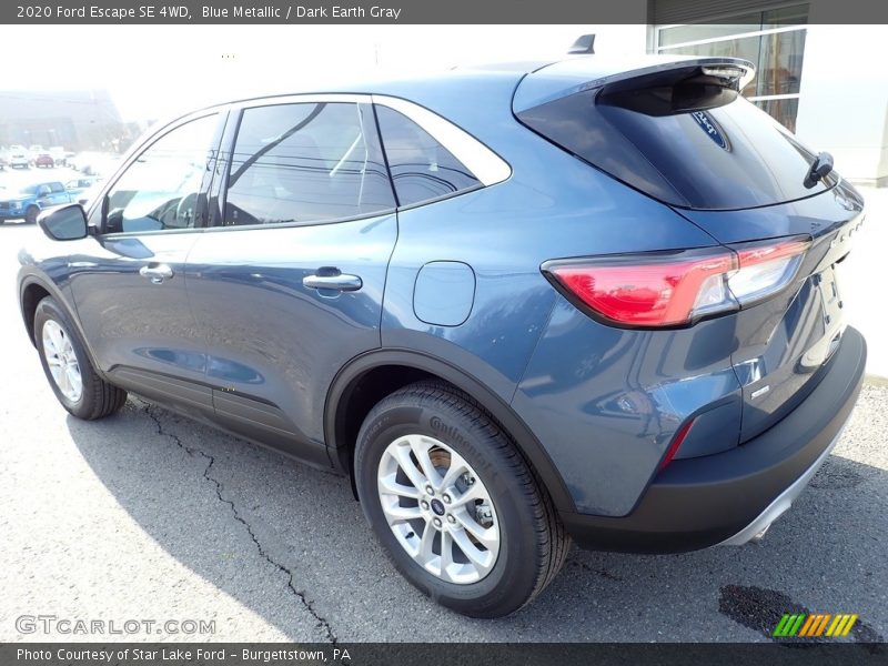 Blue Metallic / Dark Earth Gray 2020 Ford Escape SE 4WD