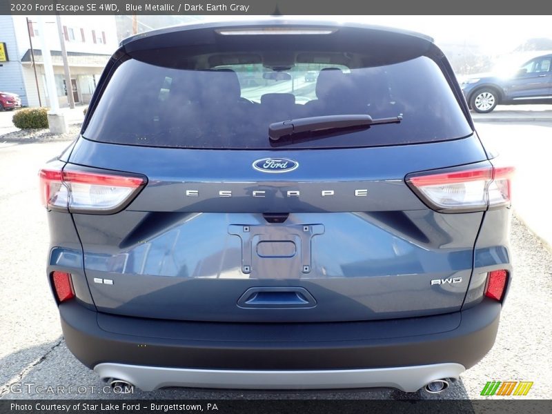 Blue Metallic / Dark Earth Gray 2020 Ford Escape SE 4WD