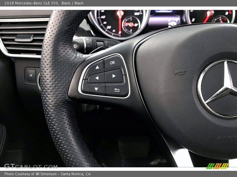 Black / Black 2018 Mercedes-Benz GLE 350
