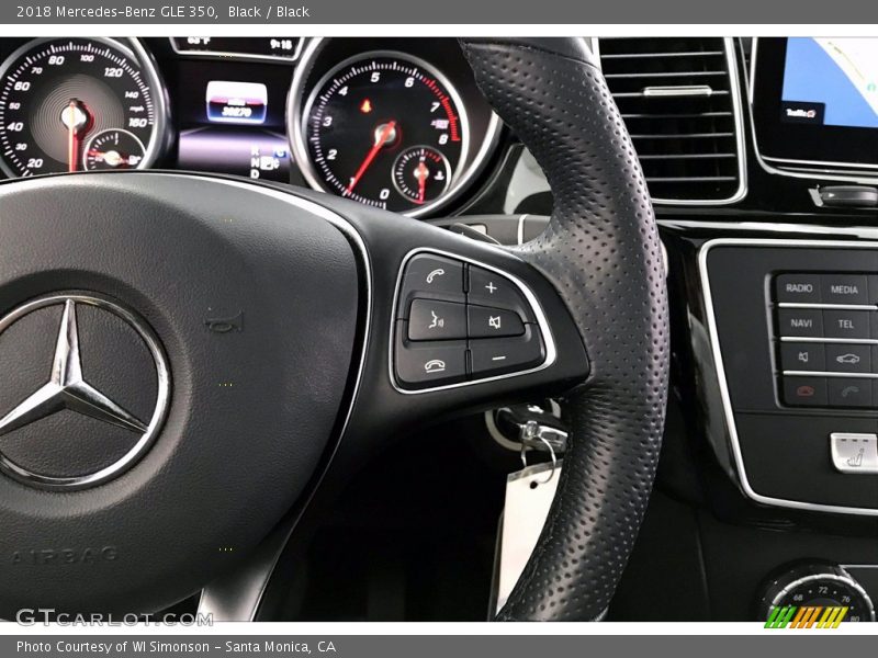 Black / Black 2018 Mercedes-Benz GLE 350