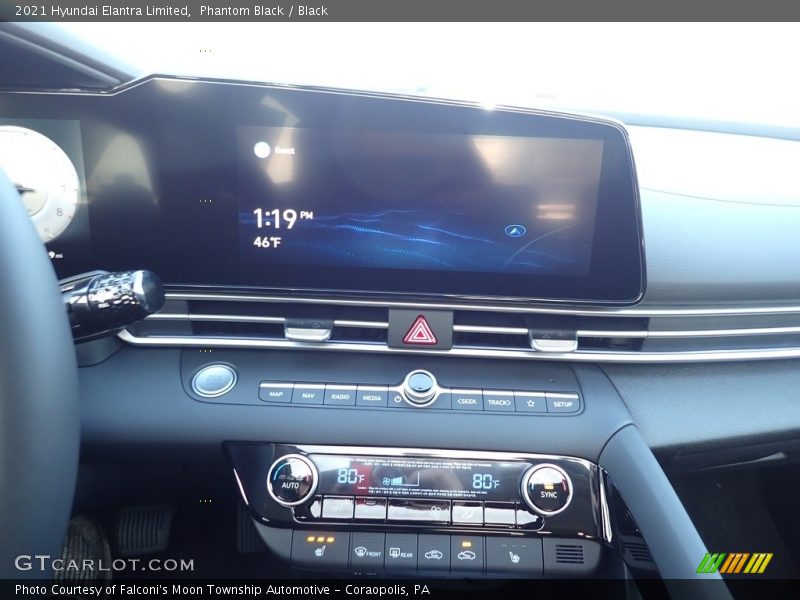 Phantom Black / Black 2021 Hyundai Elantra Limited