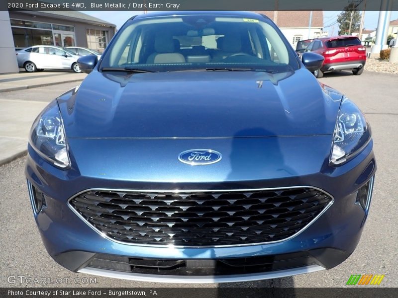 Blue Metallic / Dark Earth Gray 2020 Ford Escape SE 4WD