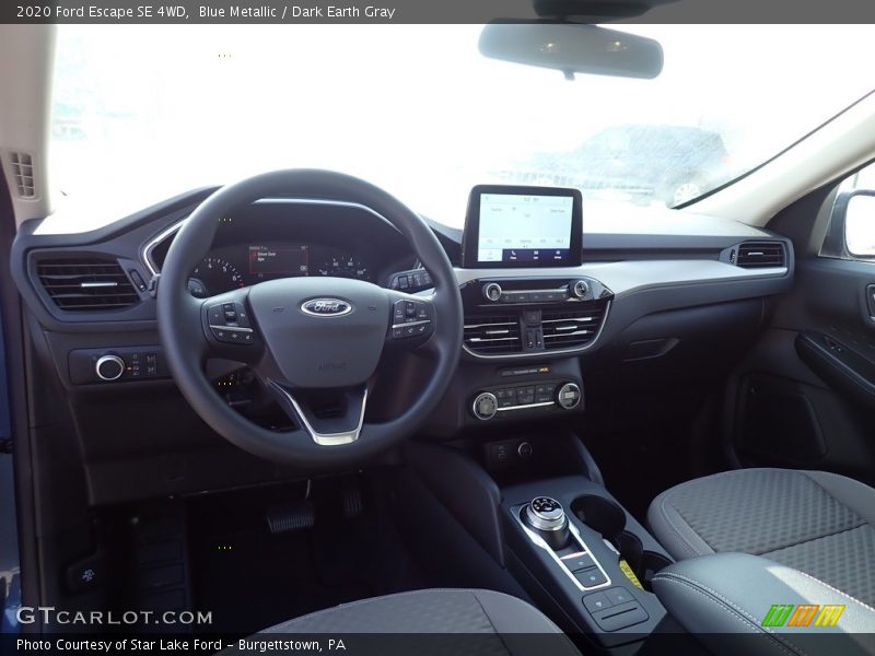 Blue Metallic / Dark Earth Gray 2020 Ford Escape SE 4WD