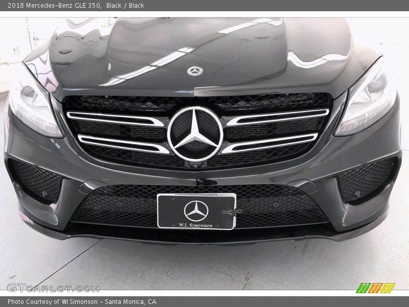 Black / Black 2018 Mercedes-Benz GLE 350