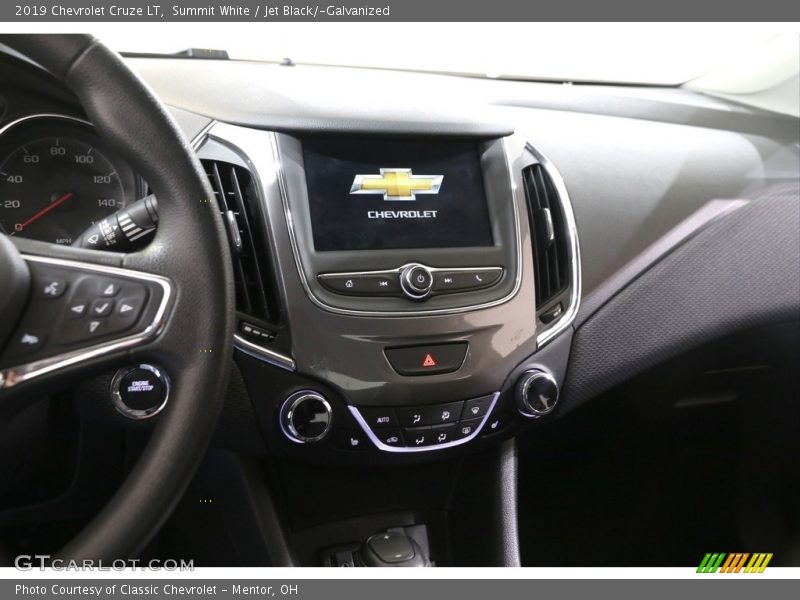 Summit White / Jet Black/­Galvanized 2019 Chevrolet Cruze LT