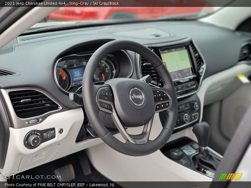 Sting-Gray / Ski Gray/Black 2021 Jeep Cherokee Limited 4x4