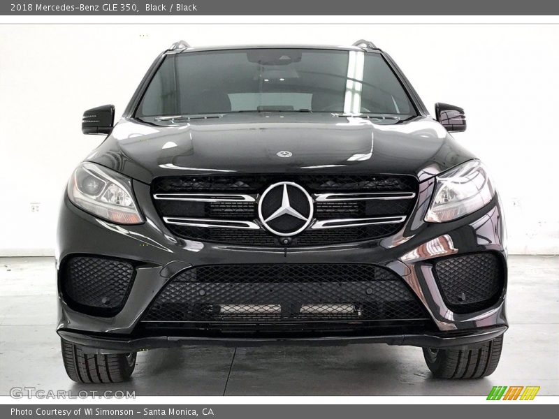 Black / Black 2018 Mercedes-Benz GLE 350