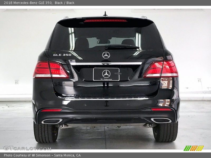Black / Black 2018 Mercedes-Benz GLE 350