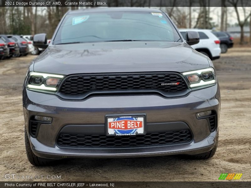 Granite Metallic / Black 2021 Dodge Durango GT AWD