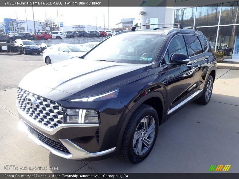 Twilight Black / Black 2021 Hyundai Santa Fe SEL AWD