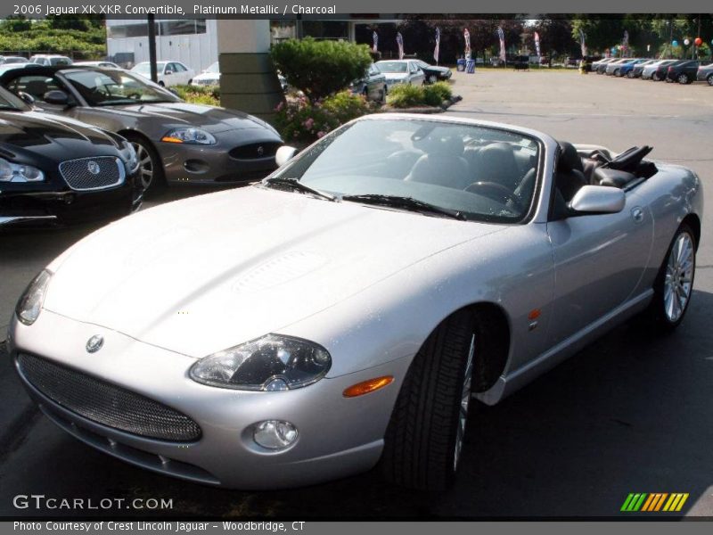 Platinum Metallic / Charcoal 2006 Jaguar XK XKR Convertible