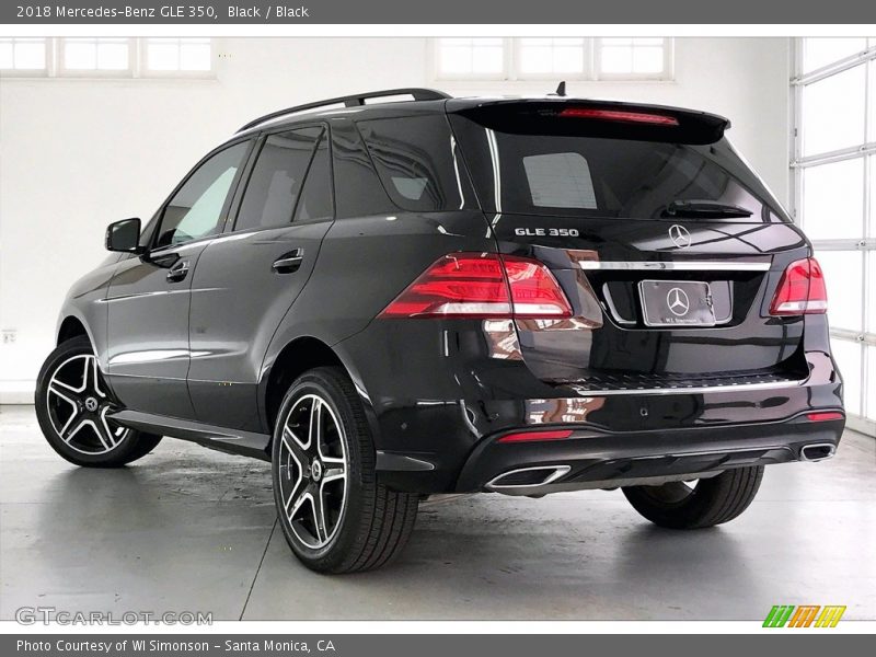 Black / Black 2018 Mercedes-Benz GLE 350