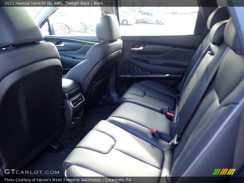 Twilight Black / Black 2021 Hyundai Santa Fe SEL AWD