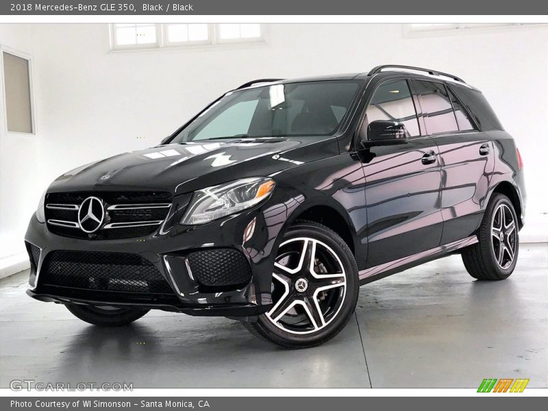 Black / Black 2018 Mercedes-Benz GLE 350