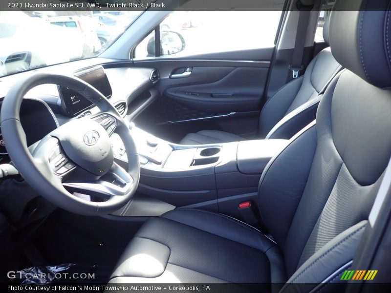 Twilight Black / Black 2021 Hyundai Santa Fe SEL AWD