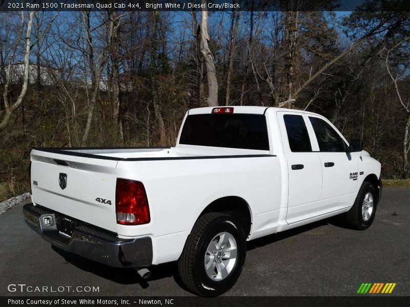 Bright White / Diesel Gray/Black 2021 Ram 1500 Tradesman Quad Cab 4x4