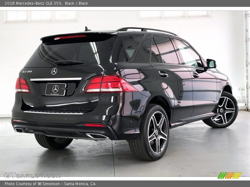 Black / Black 2018 Mercedes-Benz GLE 350