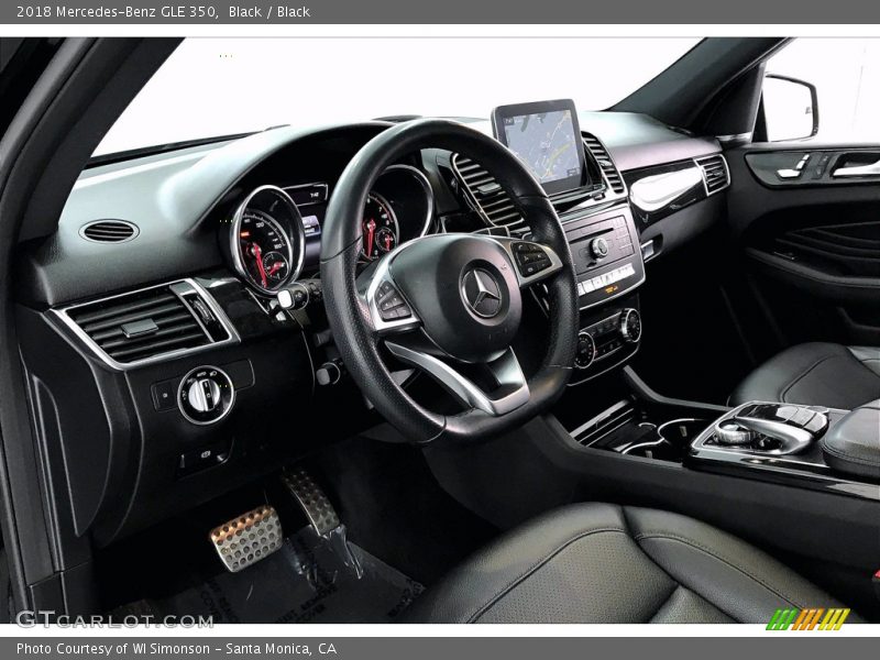 Black / Black 2018 Mercedes-Benz GLE 350