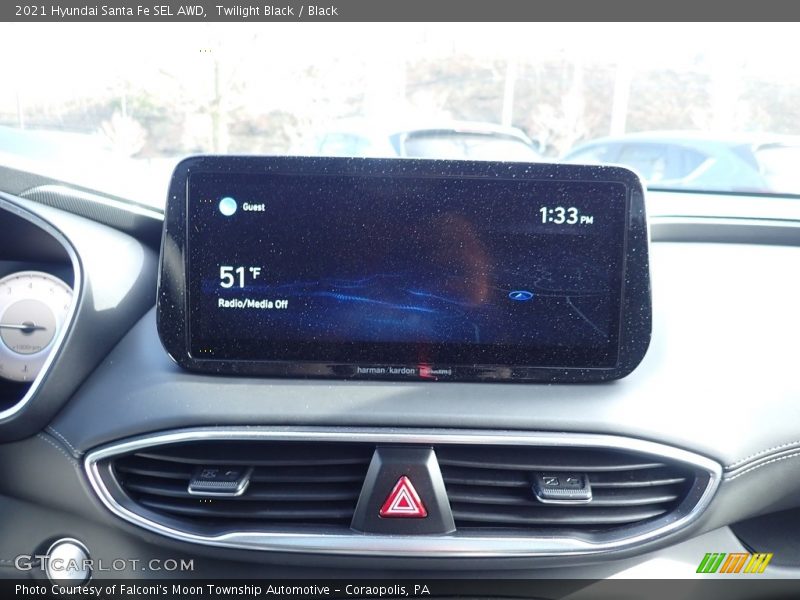 Twilight Black / Black 2021 Hyundai Santa Fe SEL AWD