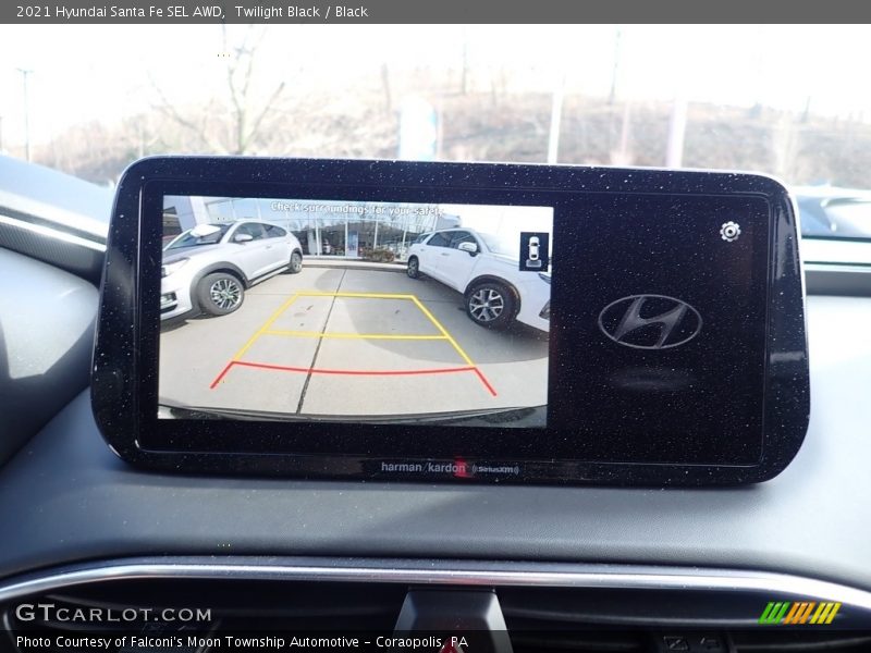 Twilight Black / Black 2021 Hyundai Santa Fe SEL AWD