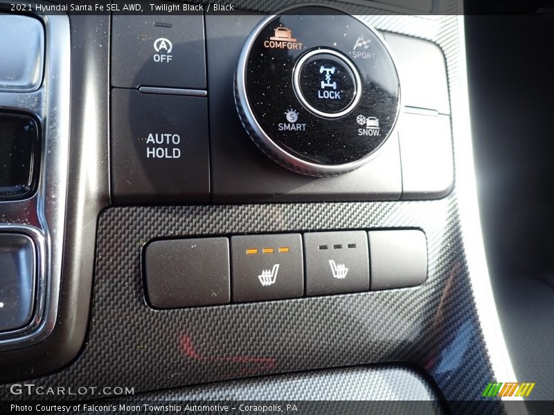 Twilight Black / Black 2021 Hyundai Santa Fe SEL AWD