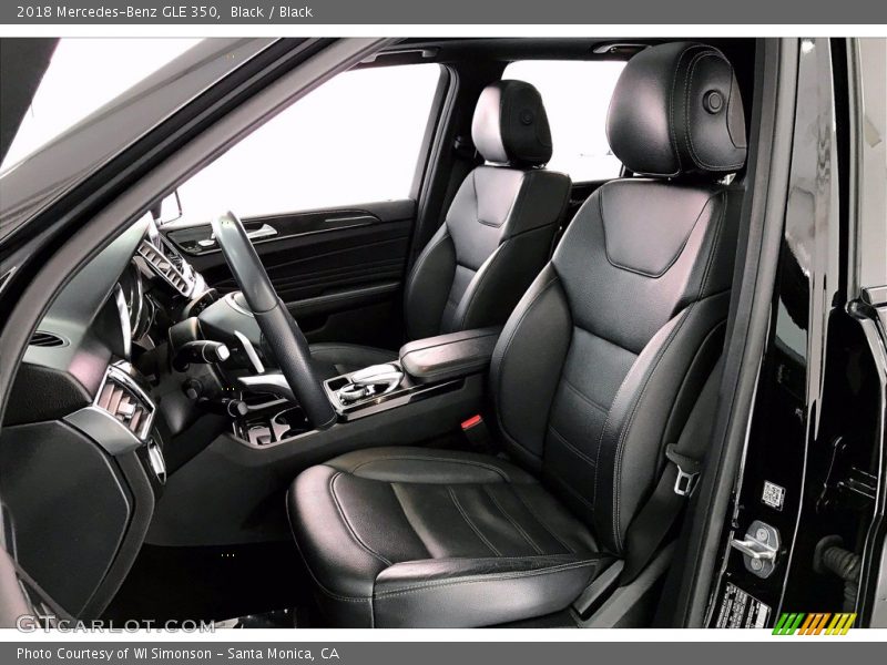 Black / Black 2018 Mercedes-Benz GLE 350