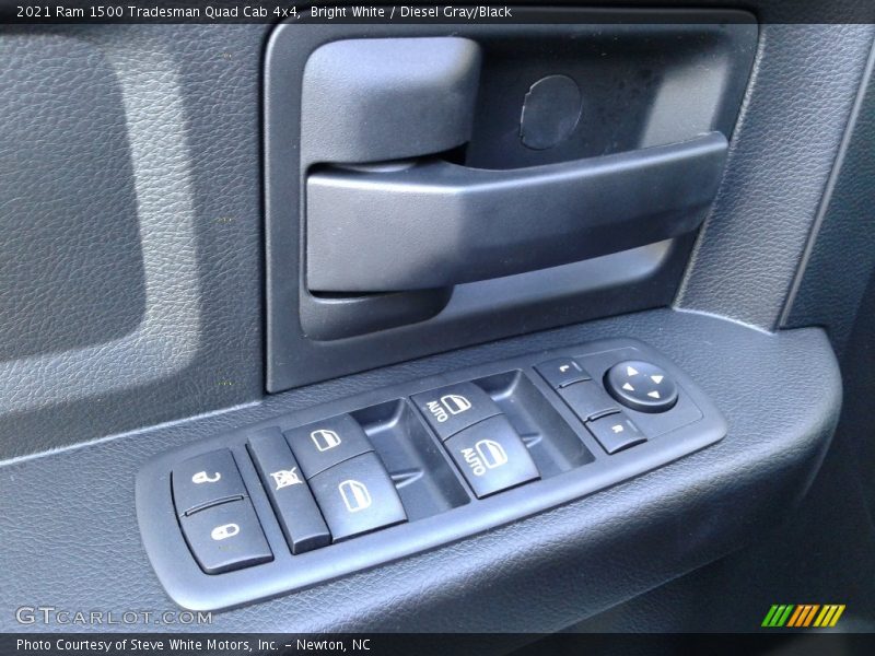 Bright White / Diesel Gray/Black 2021 Ram 1500 Tradesman Quad Cab 4x4