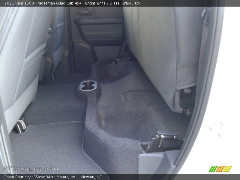 Bright White / Diesel Gray/Black 2021 Ram 1500 Tradesman Quad Cab 4x4