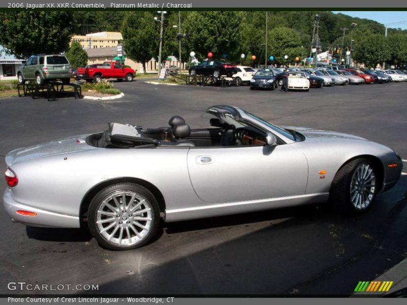 Platinum Metallic / Charcoal 2006 Jaguar XK XKR Convertible