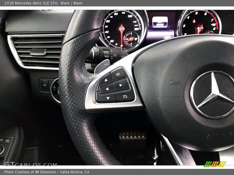 Black / Black 2018 Mercedes-Benz GLE 350