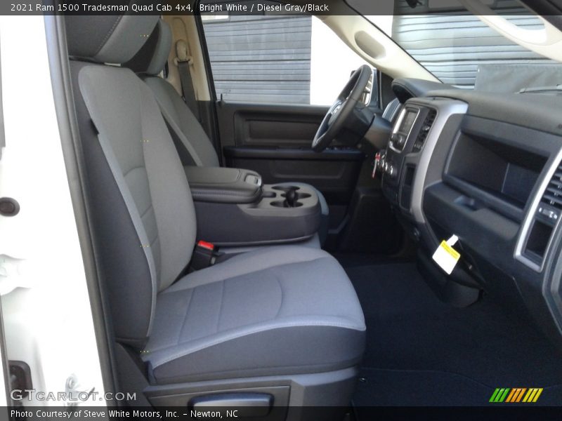 Bright White / Diesel Gray/Black 2021 Ram 1500 Tradesman Quad Cab 4x4