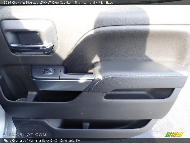 Silver Ice Metallic / Jet Black 2016 Chevrolet Silverado 1500 LT Crew Cab 4x4