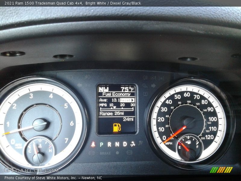 Bright White / Diesel Gray/Black 2021 Ram 1500 Tradesman Quad Cab 4x4