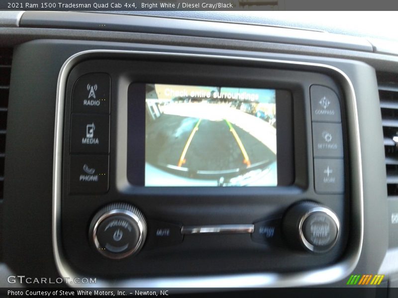 Bright White / Diesel Gray/Black 2021 Ram 1500 Tradesman Quad Cab 4x4