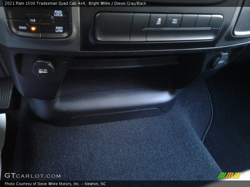 Bright White / Diesel Gray/Black 2021 Ram 1500 Tradesman Quad Cab 4x4