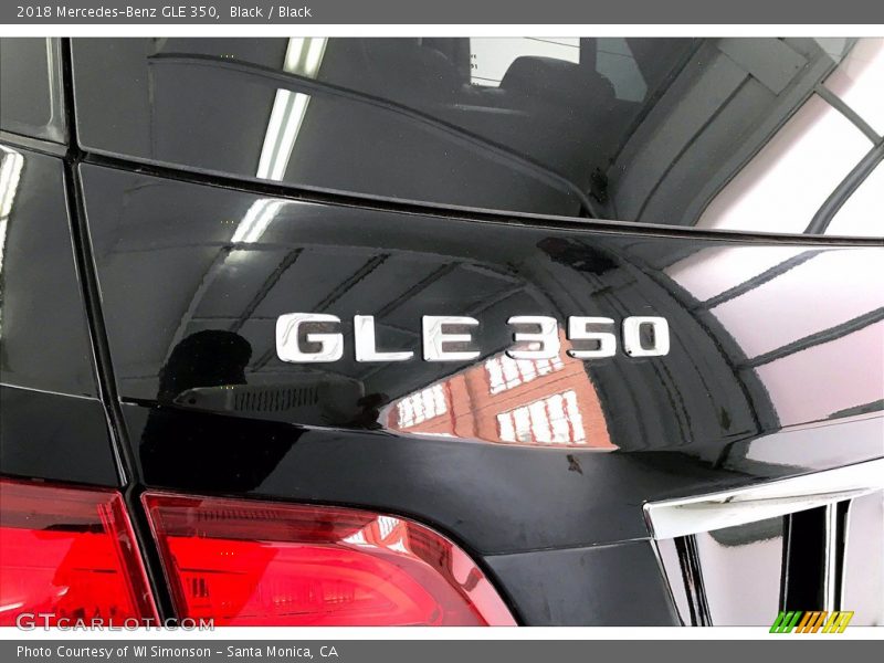 Black / Black 2018 Mercedes-Benz GLE 350