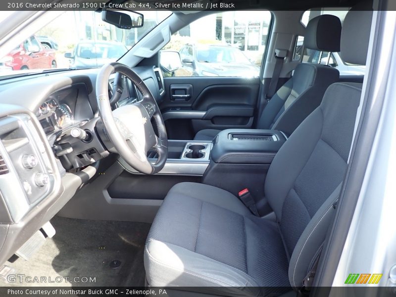 Silver Ice Metallic / Jet Black 2016 Chevrolet Silverado 1500 LT Crew Cab 4x4
