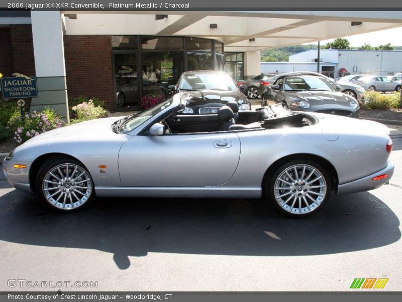 Platinum Metallic / Charcoal 2006 Jaguar XK XKR Convertible