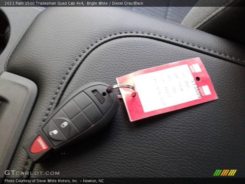 Bright White / Diesel Gray/Black 2021 Ram 1500 Tradesman Quad Cab 4x4