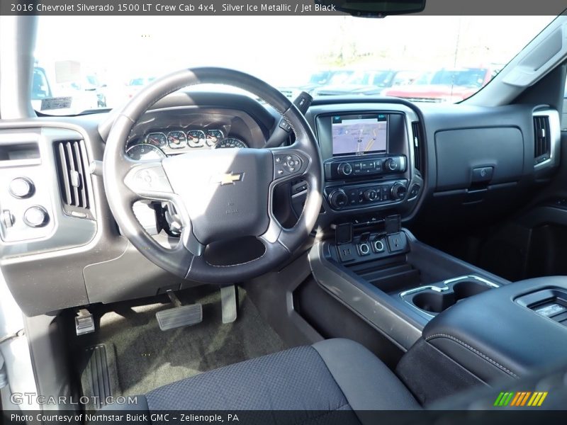 Silver Ice Metallic / Jet Black 2016 Chevrolet Silverado 1500 LT Crew Cab 4x4