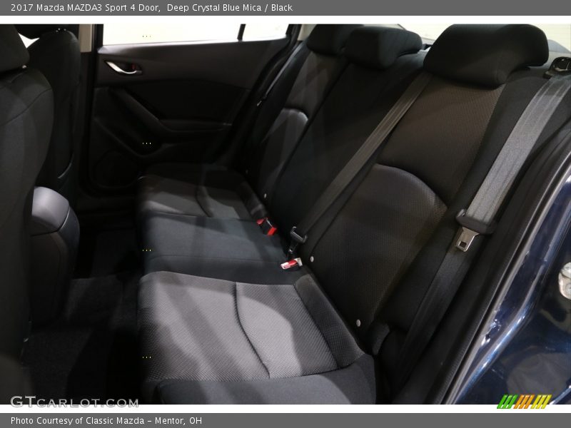 Deep Crystal Blue Mica / Black 2017 Mazda MAZDA3 Sport 4 Door